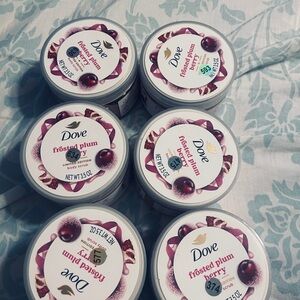 New 6 dove frosted plum berry limited edition body scrub